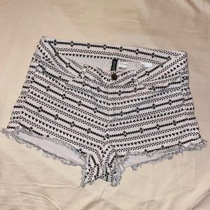 Super cute frayed tribal shorts size 12